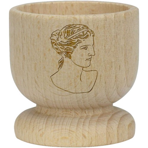 Portauovo legno busto di - legno,