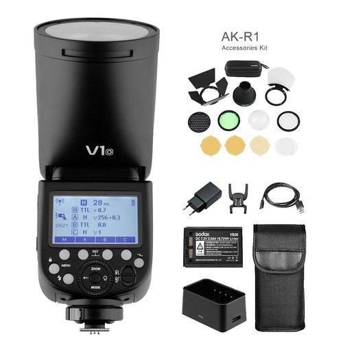 Flash testa tonda godox o - tonda, v1-o
