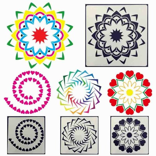 Pezzi pittura mandala - pezzi,