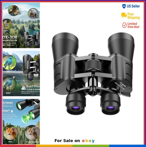 Binocolo zoom 30x50 bak7 - binocolo, 10-30x50