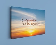 Stampa Motivazionale su Tela Arte Alba Paesaggio Paesaggio Paesaggio Galleria Wrap