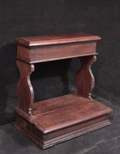 Inginocchiatoio in legno di noce, Toscana, '600