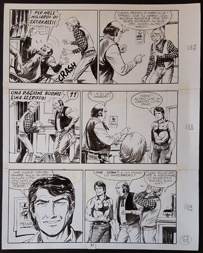 Zagor tavola originale g - tavola,