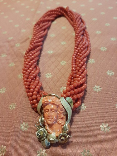 Collana con cammeo - ,
