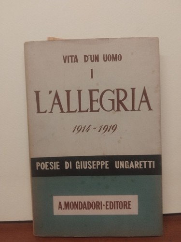 UNGARETTI-L'ALLEGRIA-1014-1919
