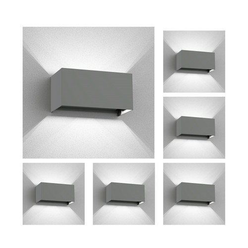 Cubel lampada parete per - 6x,
