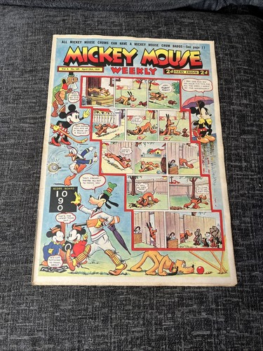 Mickey mouse weekly comic - mickey,