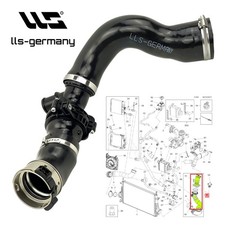Tubo scarico turbo per Opel