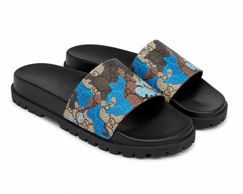 Gucci sandalo uomo slide - , blu