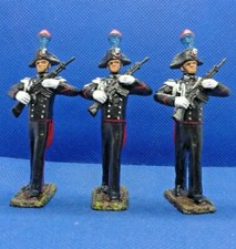 lotto soldatini piombo 60 mm CARABINIERI toy soldiers petits soldats plantagento