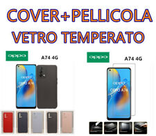 Cover Custodia morbida SILICONE TPU OPACA per OPPO A74 4G 6,43 '' + PELLICOLA 