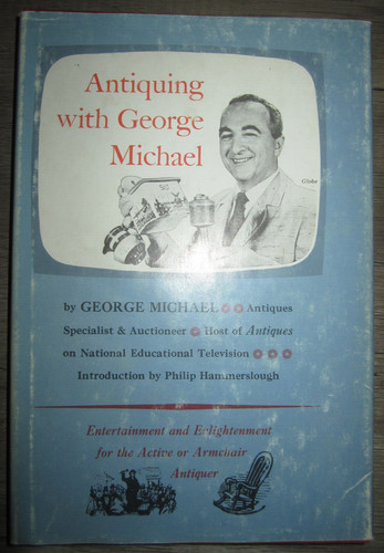 Signed vtg book antiquing - signed!, hc