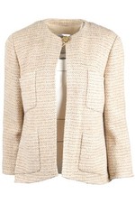GIACCA TWEED CHANEL BEIGE 1988