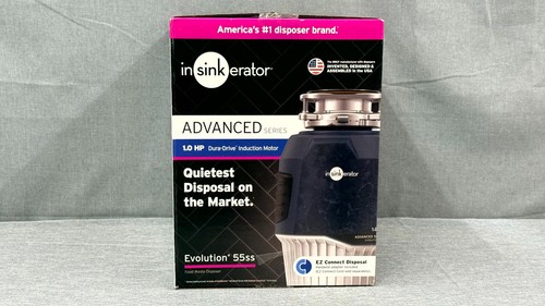 New insinkerator evolution 1hp - new,