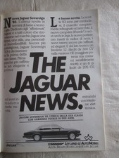 JAGUAR SOVEREIGN Pubblicita' ADV Werbung ORIGINALE 1983