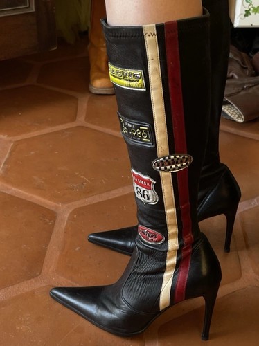 Stivali con tacco silla - con, le