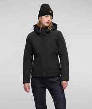 REFRIGIWEAR DONNA PIUMA PIUMINO CORTO PARKA SHORT LADY TECH  JACKET NERO 278€