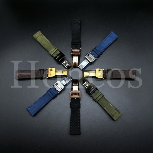 Cinturino orologio pelle tela - cinturino,
