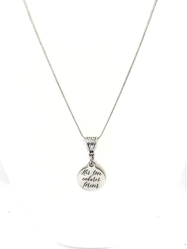 Christian necklace psalm 136 - christian,