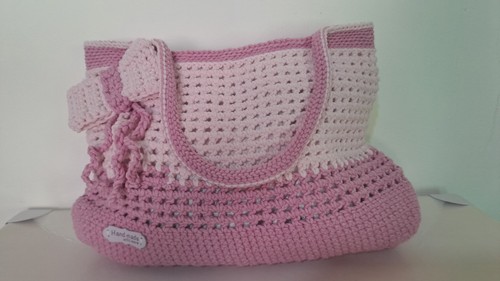 Borsa tracolla all - tracolla, all'uncinetto