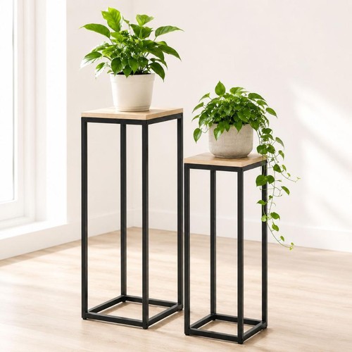 Portafiori metallo nero - metallo,
