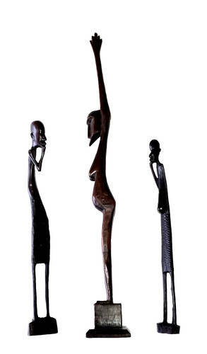 Sculture legno di - di, ebano