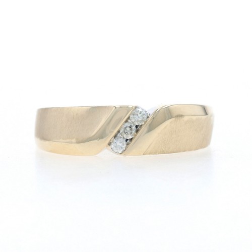 Oro giallo diamante uomo tre - diamante,