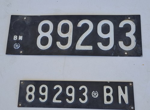 Targhe per auto - , plastica