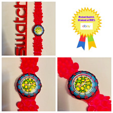Swatch Pop Nuovo SDZ101 C-Monsta 1994 Vintage Orologio da polso Anni 90 Special