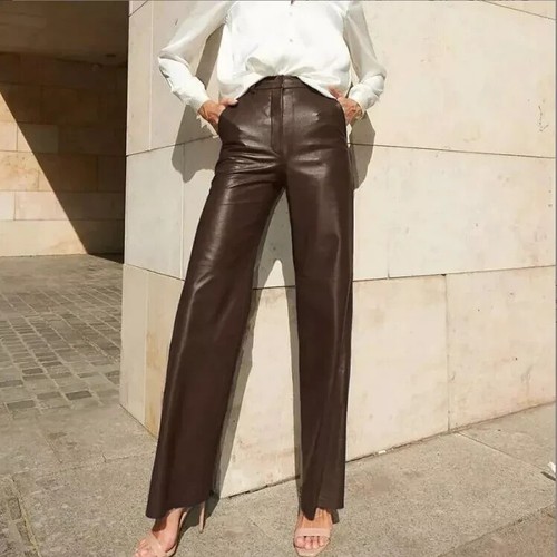 Pantaloni vera pelle di - in,