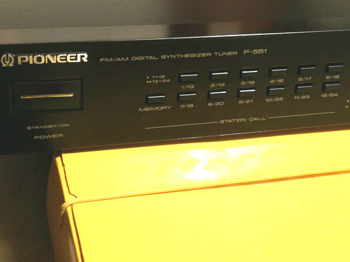 Pioneer 551 tuner hi - -, hi-fi
