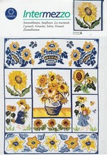 Girasole fiore floreale punto