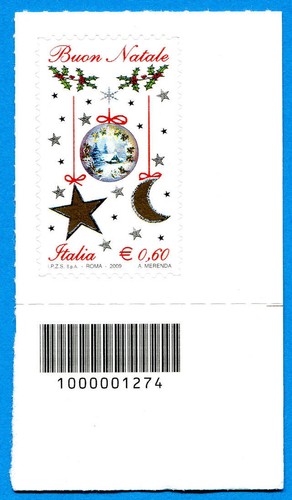 2009 francobollo natale laico - francobollo,