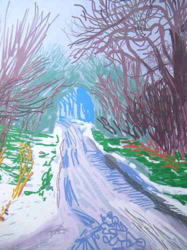 Litografia david hockney - litografia,