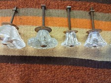 Pomelli in vetro e ottone