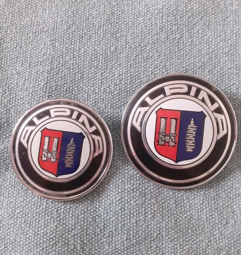 Lot emblèmes alpina 82mm - emblèmes,