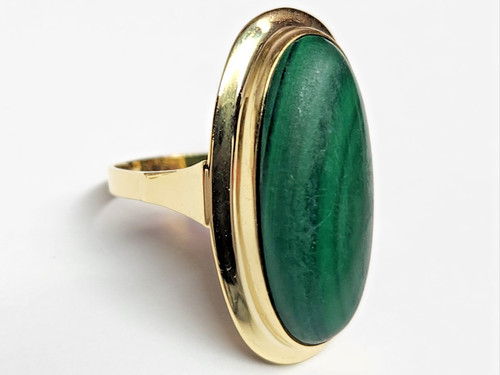 Anello vintage lungo oro 18k - vintage,