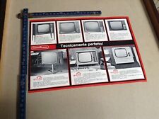 DEPLIANT PUBBLICITARIO NORDMENDE TV COLOR SPECTRA RADIO STEREO VINTAGE 