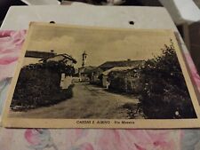 Casoni S Albino via maestra cartolina formato grande viaggiata 