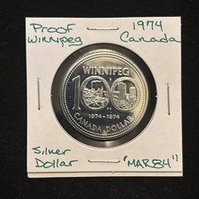 1974 Winnipeg Canada Silver