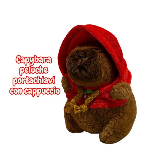Capibara peluche portachiavi - capibara,