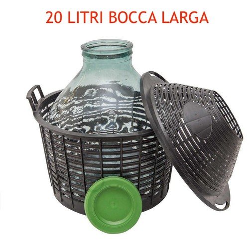 Damigiana bocca larga - lt.,