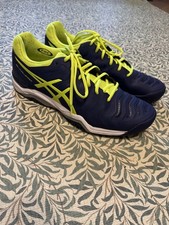 Scarpe da ginnastica ASICS Gel Challenger tennis indoor antimarcatura UK 12,5 US 13