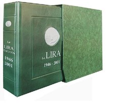 LIRA LUSSO ALBUM PER RACCOLTA DELLE MONETE DELLA LIRA VUOTO SENZA INSERTI