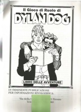 Gioco di ruolo di Dylan Dog - COMUNICATO STAMPA - RARISSIMO !!! Con Spettri