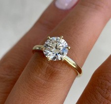 Anello promessa solitario - , a