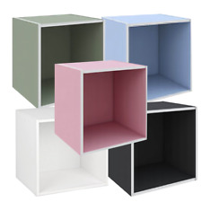 Mensola Cubo MDF 35x35x29 Libreria Componibile Colorata Casa Ufficio