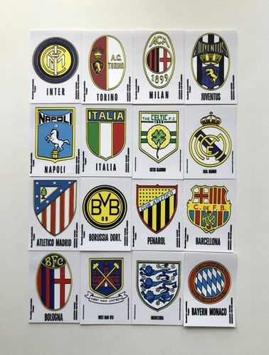 Replica scudetto panini 1968 - replica,