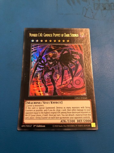 Yugioh ultra rare number c40 - ultra,