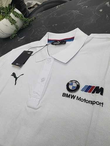 Polo tshirt bmw msport bianca - polo,
